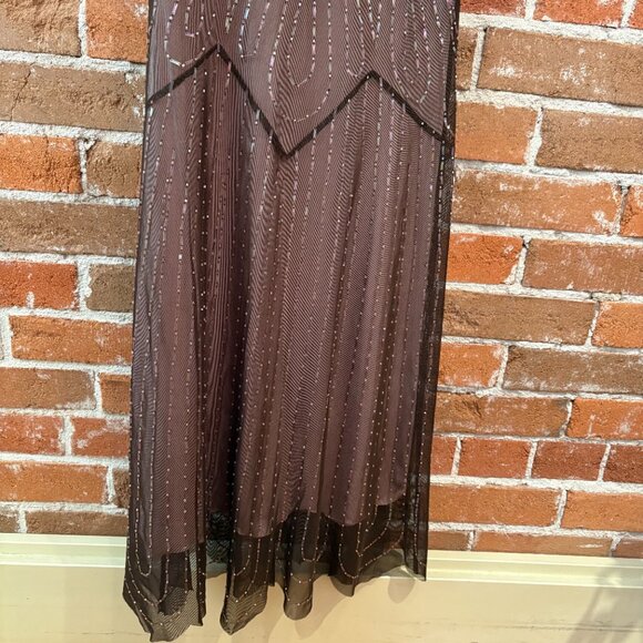 BCBGMaxAzria New Year's Eve Cocktail Dress Art Deco Vibes XS - Picture 3 of 11